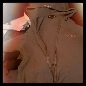 BCBG zip up hoodie jacket